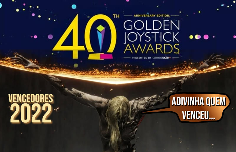 Lista de games vencedores do Golden Joystick Awards 2022!